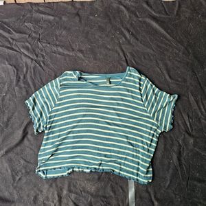 Stripped crop top